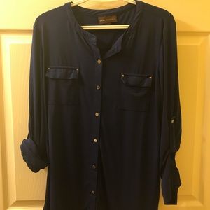Dana Buchanan long sleeve blouse - size L